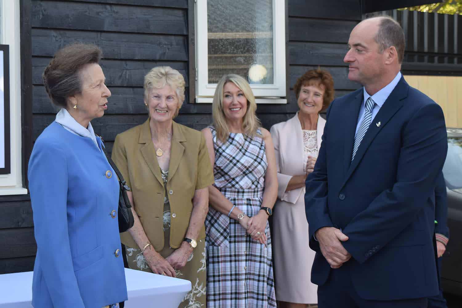 Princess Anne - visit to Direct Meats